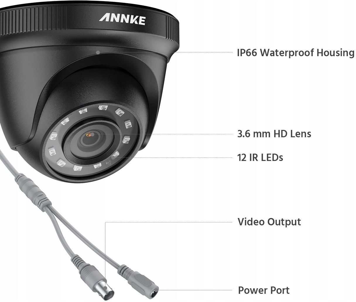 Zestaw Do Monitoringu Annke System Nadzoru Wideo Ch P