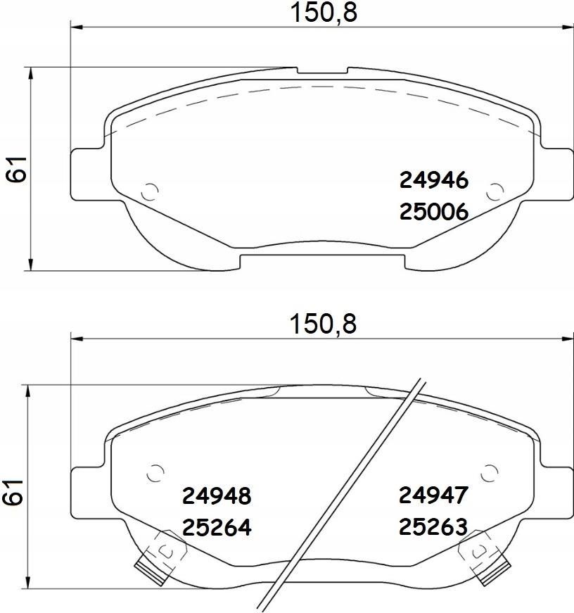 Klocki hamulcowe Ferodo Klocki Fdb4276 Toyota Avensis T27 Przód Do