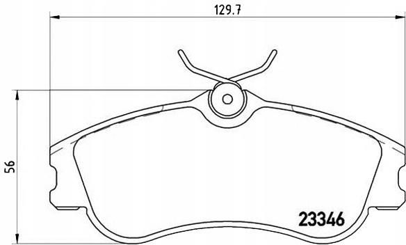 Klocki Hamulcowe Brembo Klocki Hamulcowe Citroen Xsara Picasso 00