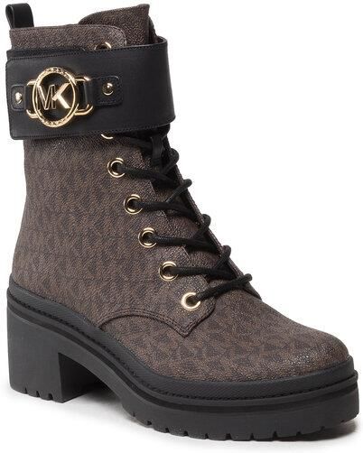 Michael Michael Kors Botki Rory Lug Bootie F Rome B Br Zowy Ceny I