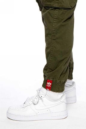 Spodnie Alpha Industries Utility 128202 142 - Oliwkowe - zdjęcie 4