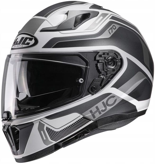 Kask Motocyklowy HJC KASK HJC I70 LONEX WHITE GREY MATOWY GRATISY M