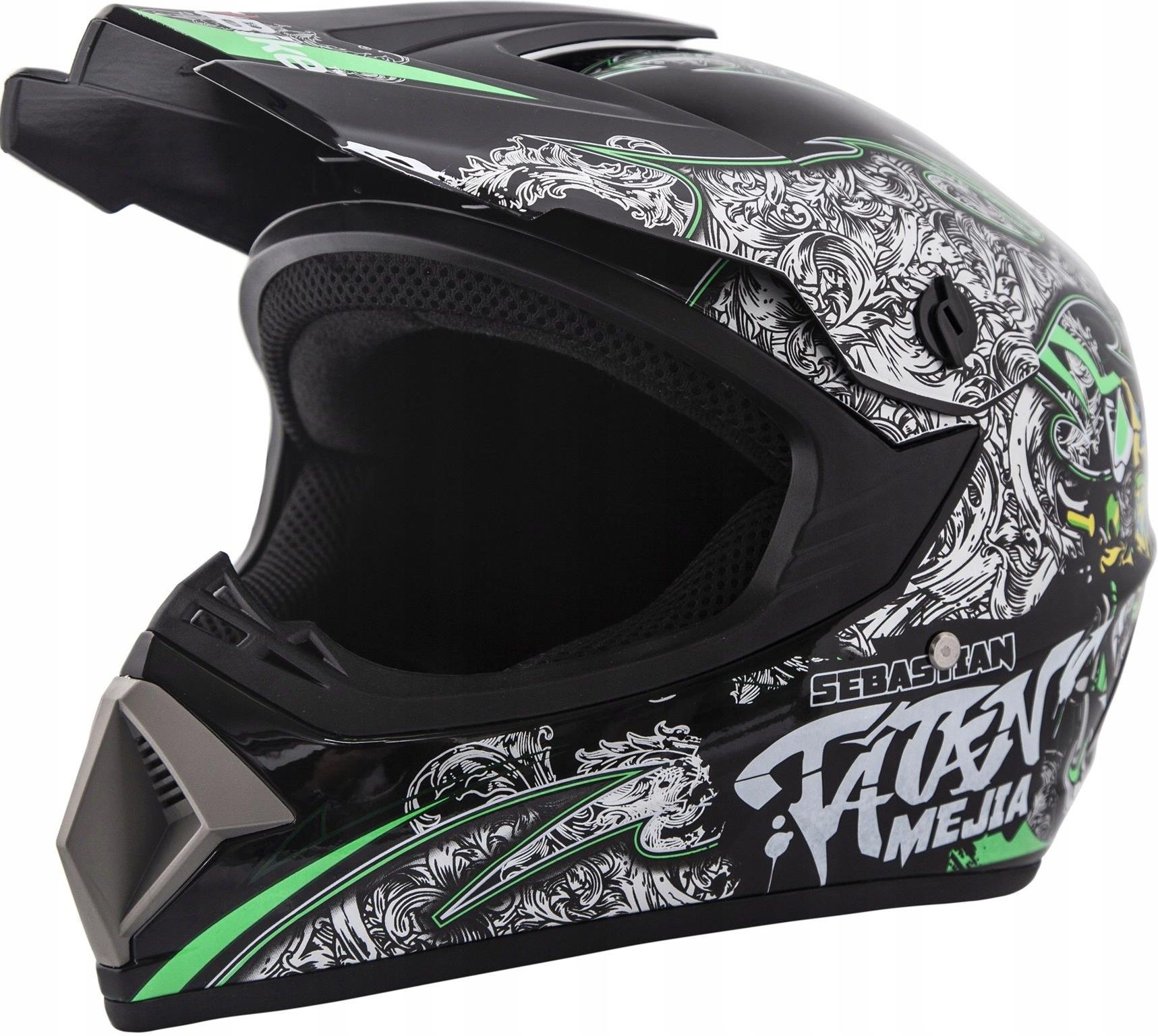 Kask Motocyklowy City Bike Crossowy Lekki Na Enduro Quad Atv Cross Xs