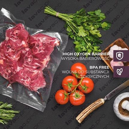 Lavac.Pro 20x25cm worki moletowane do pakowania próżniowego - zdjęcie 5