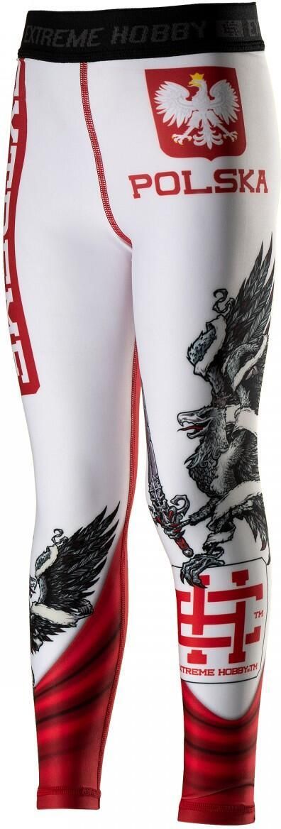 Extreme Hobby Legginsy Do Mma Dla Dzieci Polish Eagle Czerwony Ceny I