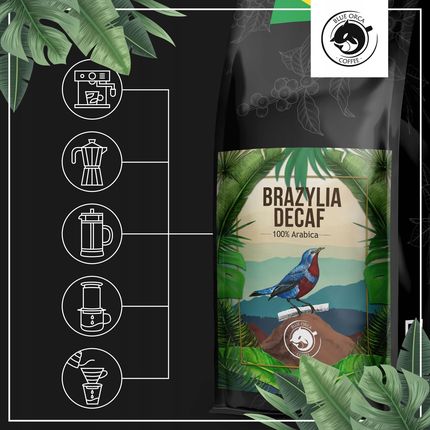 Kawa Brazylia Bez Kofeiny Decaf 1Kg Świeżo Palona - zdjęcie 4