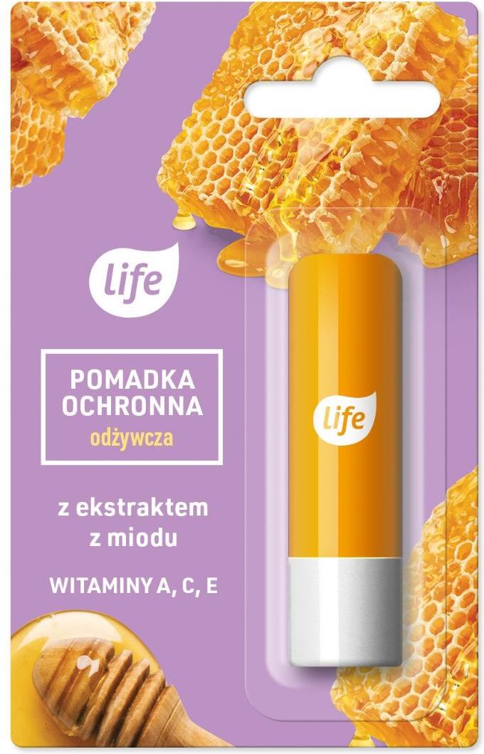 Life Pomadka Ochronna Do Ust Miodowa 4 9g Opinie I Ceny Na Ceneo Pl