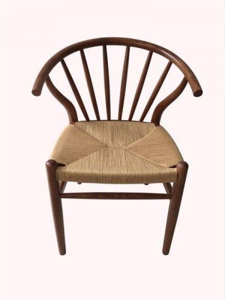 Krzesło Do Jadalni Dkd Home Decor Rattan Drewno Wiązu 57X47 80 Cm