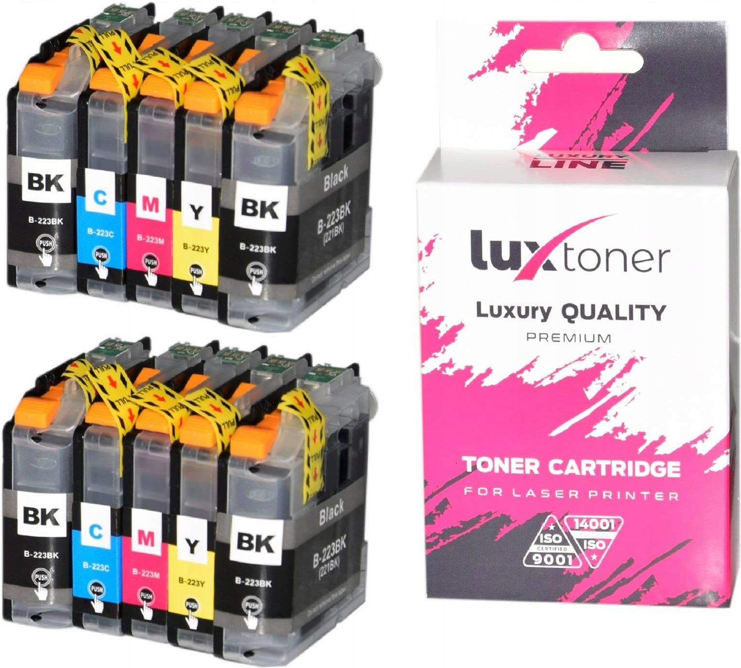 Tusz LUXTONER 10X TUSZ DO BROTHER LC223 DCP J4120DW DCP J562DW