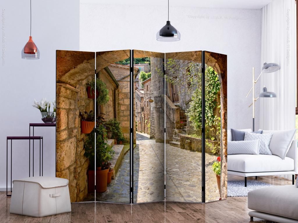 Room Dividers Parawan Pokojowy Jednostronny Prowincjonalna Uliczka W