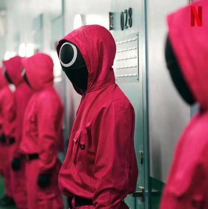 Korbi Przebranie Squid Game Strażnik Czerwony Strój Xxl (Squidgamekostiumxxl) - zdjęcie 3