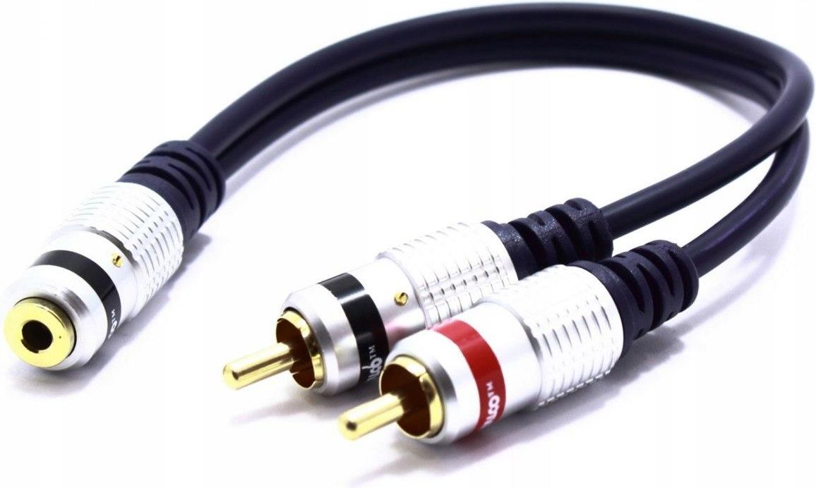 VITALCO ADAPTER AUX GNIAZDO JACK 2X WTYK RCA CINCH 06397P 06397P