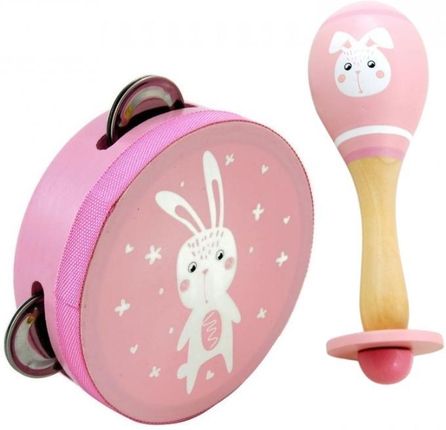 Adam Toys Instrumenty Edukacyjne Dla Dzieci Marakas Tamburyn - zdjęcie 4