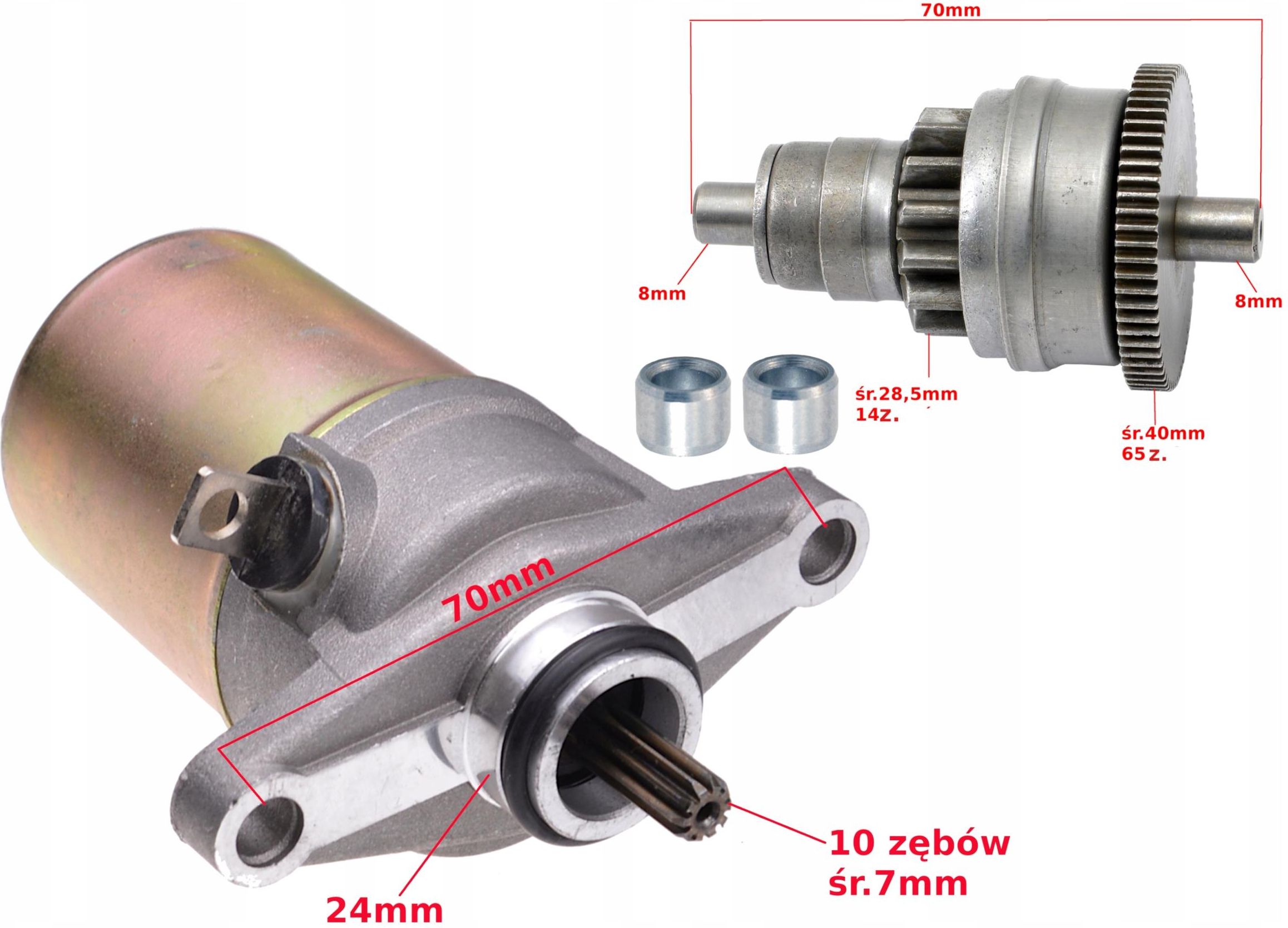 Cz Ci Motocyklowe Acme Co Ltd Rozrusznik Bendiks Sprz G O Tulejka