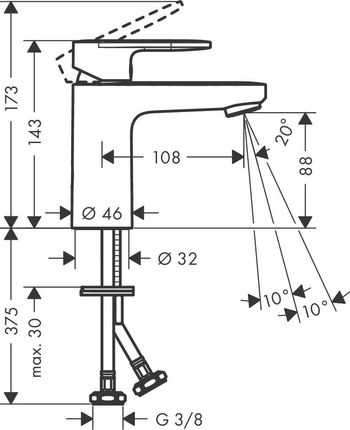 Hansgrohe Vernis Blend 100 71580000 - zdjęcie 2