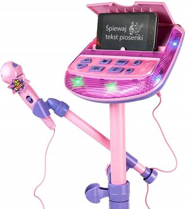 Aig ZESTAW DO KARAOKE DLA DZIECI MIKROFON STATYW MP3 - zdjęcie 3