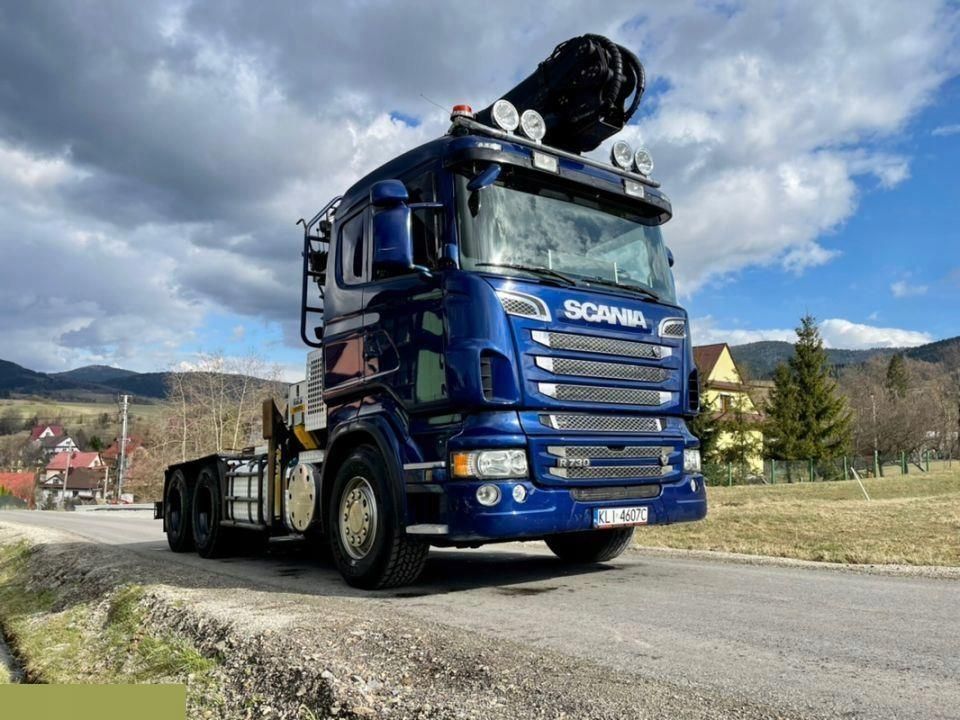 Scania R730 6X4 do drewna dłużycy lasu faymonvill Opinie i ceny na