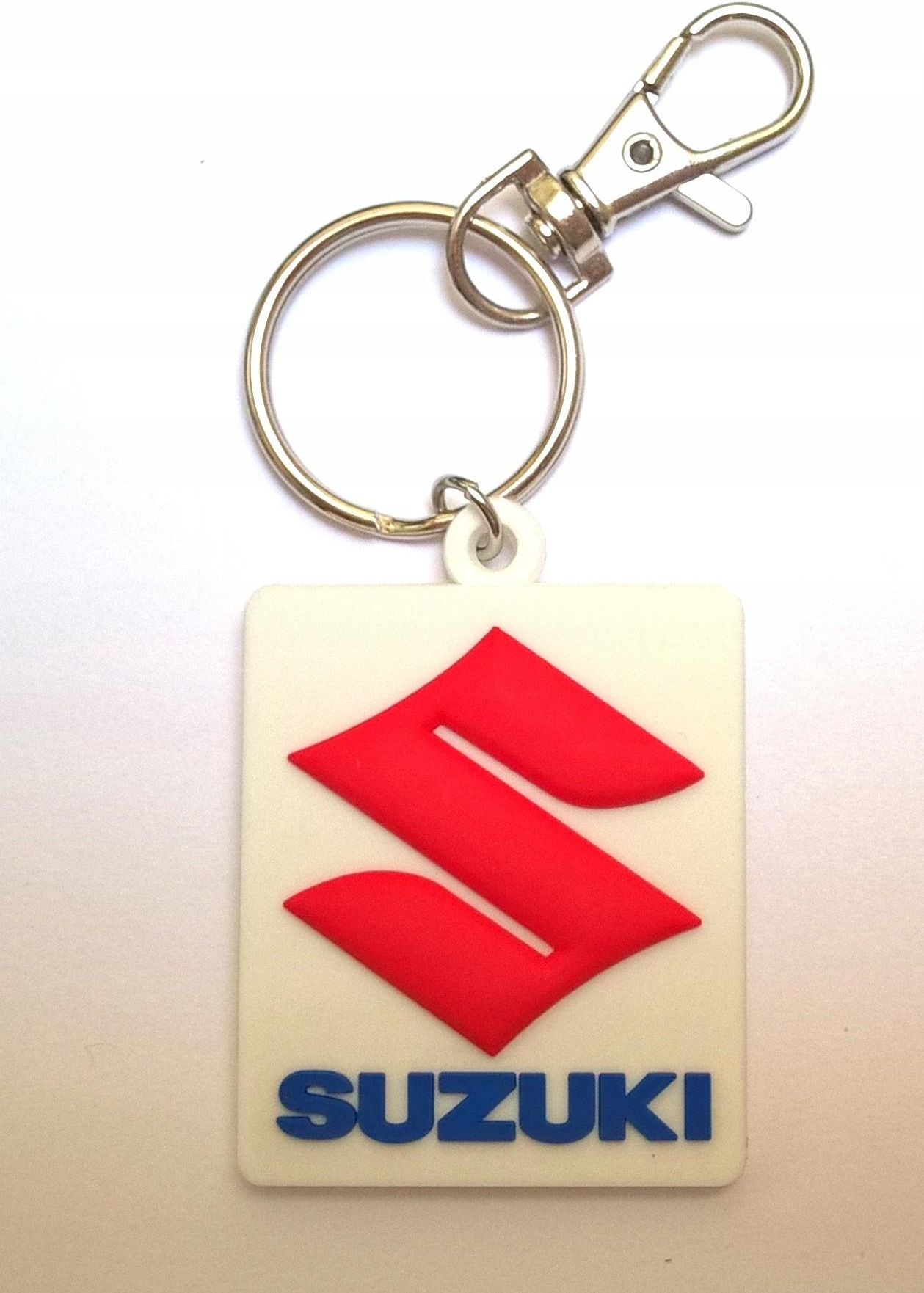 Brelok Suzuki Logo Gumowy Breloczek Do Kluczy Sx