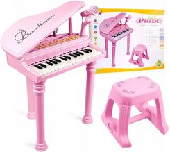 Zdjęcie Aig Organy Dla Dzieci Keyboard Pianino + Mikrofon Różowy - Świdnica