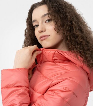 Damska kurtka puchowa pikowana CHAMPION LEGACY Hooded Polyfilled Jacket - zdjęcie 2
