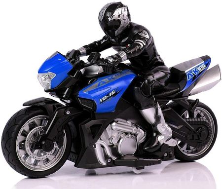 Leantoys Motor Sportowy R/C 2.4G Zasięg 35 M 1:10 Niebieski - zdjęcie 5