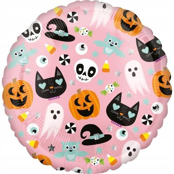 Amscan Balon Foliowy Halloween Duszek Dynia Kotek 43Cm Ceny I Opinie