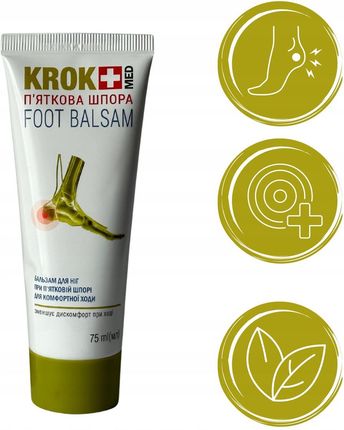 Krokmed Balsam Do Nóg Na Ostrogę Piętową 75ml - zdjęcie 5