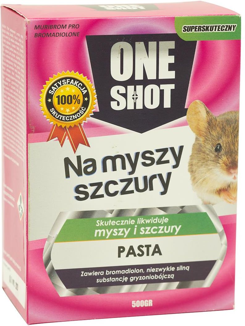 One Shot 0 5 Kg Trutka Pasta Na Myszy I Szczury Ceny I Opinie Ceneo Pl