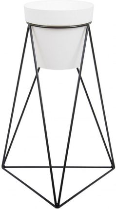 Nowoczesny Kwietnik Stojący 60cm Czarny - zdjęcie 2