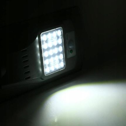 Latarnia uliczna solarna 20W+czujnik ruchu+hzmierzu+mocowanie ścienne - zdjęcie 2