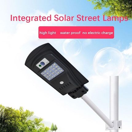 Latarnia uliczna solarna 20W+czujnik ruchu+hzmierzu+mocowanie ścienne - zdjęcie 4