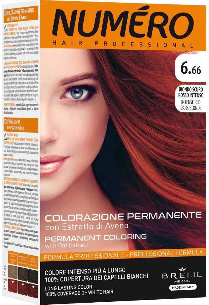 Numero Permanent Coloring Farba Do W Os W Intense Red Dark Blonde