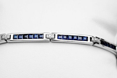 Złota bransoleta BBD4585 - Diament - zdjęcie 2