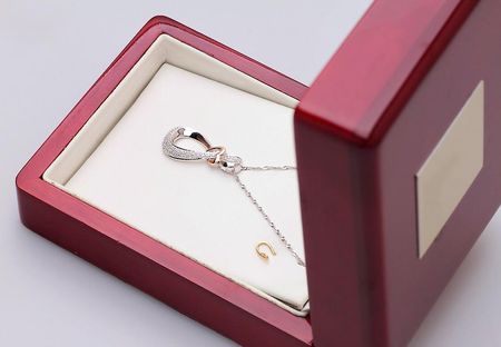 Złoty wisiorek WXD3685 - Diament - zdjęcie 2