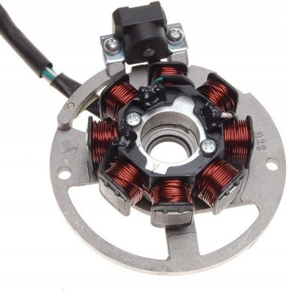 Części motocyklowe Kengo Stator Iskrownik 8 Cewek Malaguti F12 50