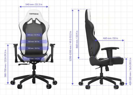 Vertagear Racing Series S-Line Sl2000 Biały Zielony (VGSL2000_WGR) - zdjęcie 4