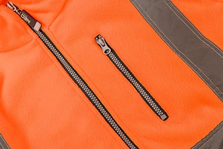 Bluza Polarowa Ostrzegawcza Pomarańczowa Rozmiar S - zdjęcie 3