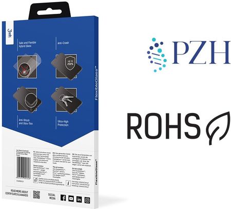 3MK Szkło Hybrydowe FlexibleGlass iPhone 12 Pro Max 6,7 (65542) - zdjęcie 4