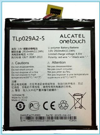 ALCATEL BATERIA ONE TOUCH 6045 OT-6045F 6045K TLP029A2S (f79ae057-e64d-4145-aaa5-5b005331fb33) - zdjęcie 2