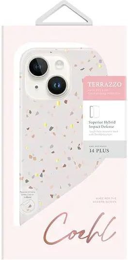 UNIQ Etui Coehl Terrazzo IPhone 14 Plus 6 7 Piaskowy Sandstone 802729