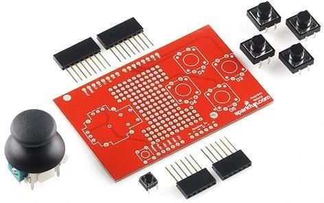 Mikrokontroler Sparkfun Joystick Shield Kit DEV 09760 SPF01702