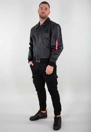 CWU Leather Kurtka Skórzana Alpha Industries L 100109 - zdjęcie 3