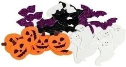 Zdjęcie Brewis Naklejki Z Pianki Halloween Dynie Duchy Koty,Pajęczyny Nietoperze (40 Szt.) Pvh1 - Łódź