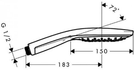 Hansgrohe Select 150 Raindance Air 3jet 28588400 - zdjęcie 2