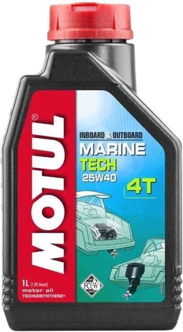 Olej Silnikowy Motul Olej Silnikowy Marine Tech 4T 25W 40 1 L 853111