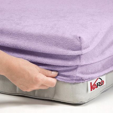 Karo Prześcieradło Frotte Z Gumką 140X200 Wrzosowe 036 - zdjęcie 2