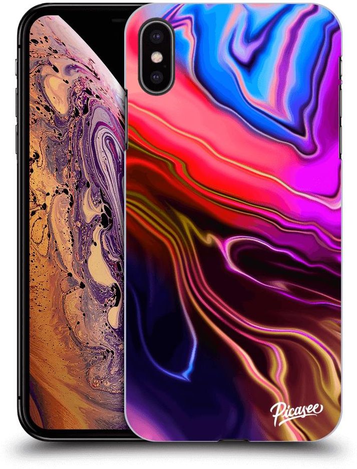 SILIKONOWE PRZEŹROCZYSTE ETUI NA APPLE IPHONE XS MAX ELECTRIC Etui