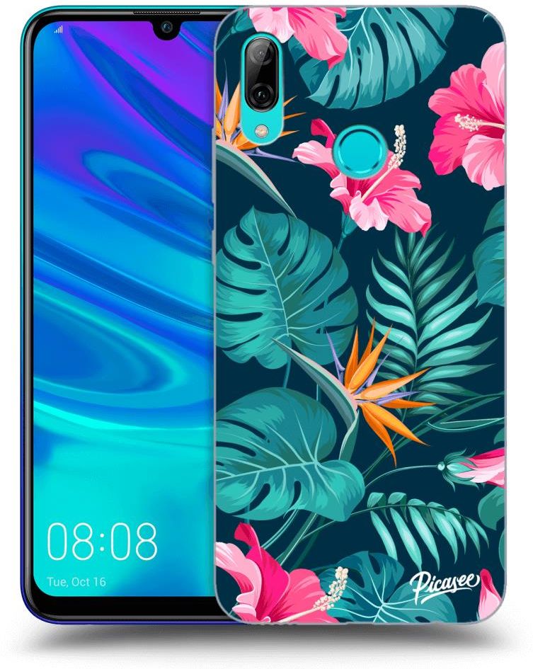 Silikonowe Czarne Etui Na Huawei P Smart Pink Monstera