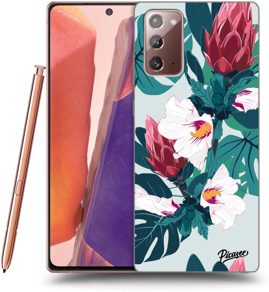 Silikonowe Czarne Etui Na Samsung Galaxy Note Rhododendron