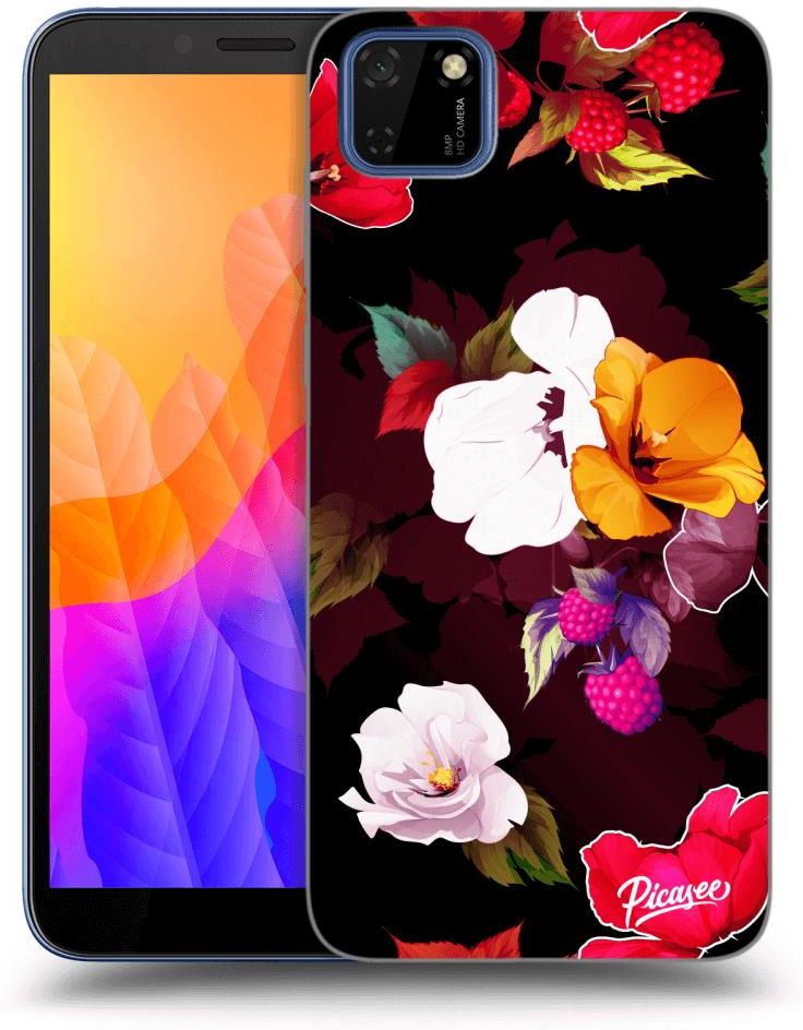 Silikonowe Prze Roczyste Etui Na Huawei Y P Flowers And Berries